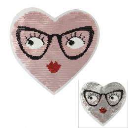 Motif paillette réversible cur - 408