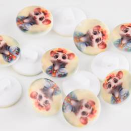 Bouton enfant souris - 408