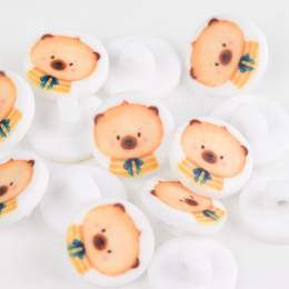 Bouton enfant animal - 408