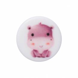 Bouton enfant à queue hippopotame - 408