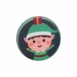 Bouton illustré Noël - 408