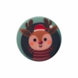 Bouton illustré Noël - 408