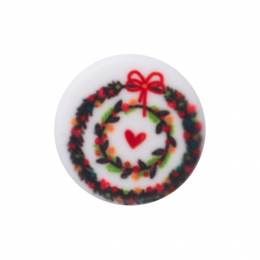 Bouton illustré Noël - 408