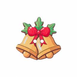 Bouton découpé forme Noël - 408