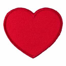 Thermocollant coeur rouge 5x4cm - 408