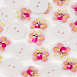 Bouton enfant papillon - 408