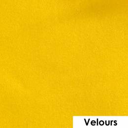 Flock effet velours jaune - 408