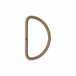 Anneaux demi ronds 20mm bronze sachet de 20u - 444