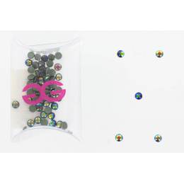 Strass thermocollant cabochons jet ab (72) - 452