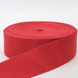 Sangle douce 40 mm polyester rouge - 465