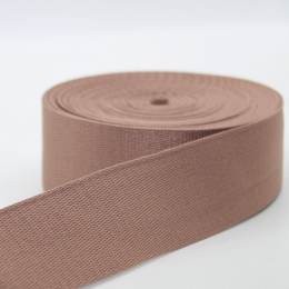 Sangle douce 40 mm polyester vieux rose - 465