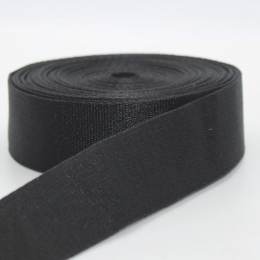 Sangle douce 40 mm polyester noir - 465