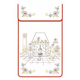 Cache torchon 60/120 100%coton bl - 47