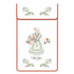 Cache torchon 60/120 100%coton bl - 47