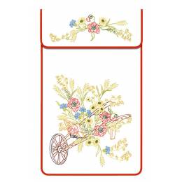 Cache torchon 60/120 100%coton bl - 47