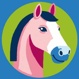 Kit soudan blanc cheval laine acrylique - 47