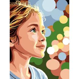 Kit canevas blanc filette - 47