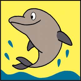 Kit canevas soudan enfant dauphin - 47