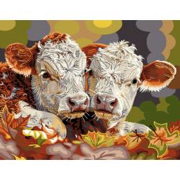 Canevas Luc antique 50/65 - c&acirc;lin de veaux - 47