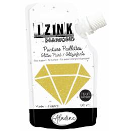 Izink peinture Aladine diamond doré 80ml - 470
