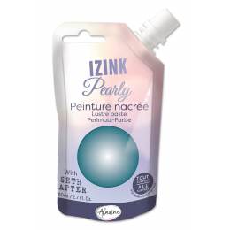 Izink pearly peinture nacrée turquoise - 470