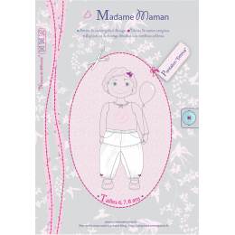 Patron Madame Maman pantalon Emma 6-7-8 ans - 472