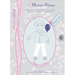Patron Madame Maman pantalon jean 10-12 ans - 472
