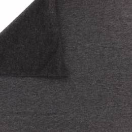Tissu Stenzo sweat coton gris foncé chiné 160cm - 474