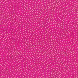 Tissu Dashwood coton Twist pink metallic - 476