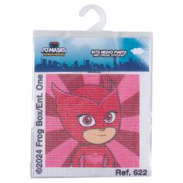 Kit canevas enfant 12x12 pj masks - 480