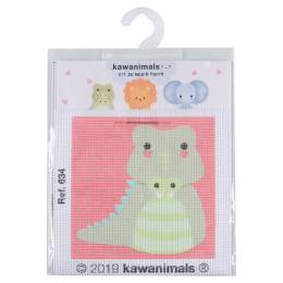 Kit canevas enfant 12x12 kawanimals - 480