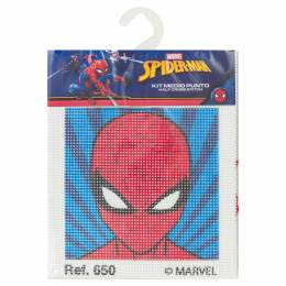 Kit canevas enfant 12x12 Spiderman - 480