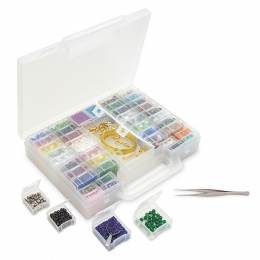 Boite de rangement pour perle 4,45x20,3x25,4 cm - 481
