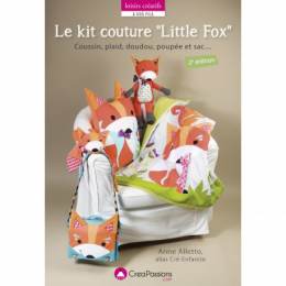 Le kit couture little fox livre Créapassions - 482