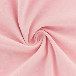 Tissu jersey épais - bord côte rose - 489