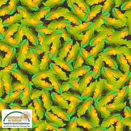 Tissu Stof Fabrics Jungle birdie - 489