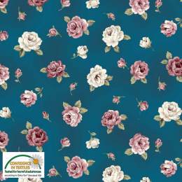 Tissu Stof Fabrics Kelly-roses - 489