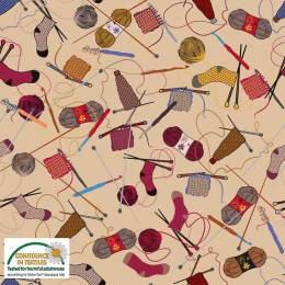 Tissu Stof Fabrics Knitting nook - 489
