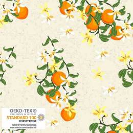 Tissu Stof Fabrics citronella bloom - 489