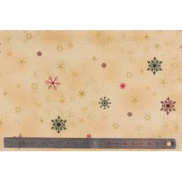 Tissu Stof Fabrics Frosty Snowflake - 489