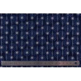 Tissu Stof Fabrics Frosty Snowflake - 489