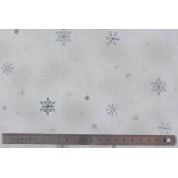 Tissu Stof Fabrics Frosty Snowflake - 489