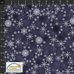 Tissu Stof Fabrics Noël Star Sprinkle - 489