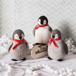 Kit feutrine les bébés pingouins - 490