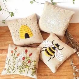 Kit créatif sachets lavande les abeilles butinent - 490