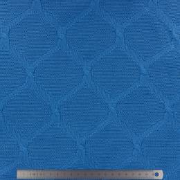 Tissu Alb plain stitches cross knitty turquoise - 495