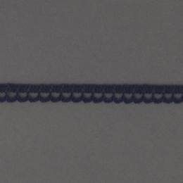 Dentelle 9mm 100% coton bleu - 497