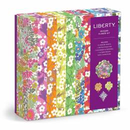 Set de papiers origami Liberty - fleurs - 5