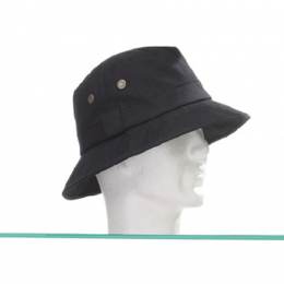Chapeau coton huilé mixte t.56 noir - 50