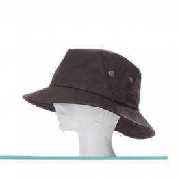 Chapeau coton huilé mixte t.56 marron - 50